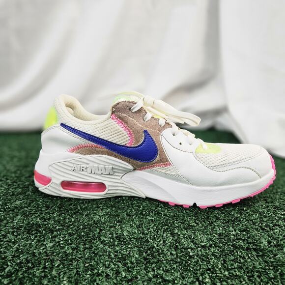 Nike Air Max Excee Women's DD2955-100 Sneakers White/Pink/Green, Size 8.5 - Picture 3 of 11